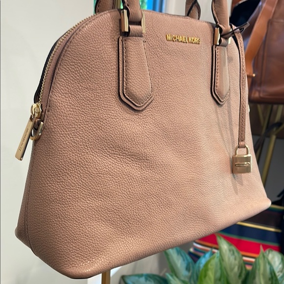 Michael Kors Adele Leather Handbag - Picture 5 of 8